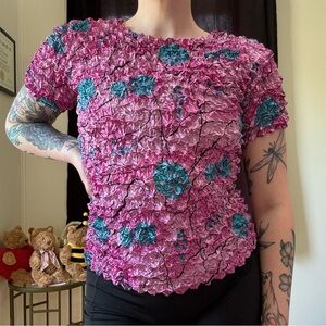 Y2K Vintage Popcorn Top